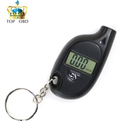 Mini Keychain Portable Digital LCD 2-150 PSI Tire Tyre Wheel Air Pressure Gauge Tester Procession Digital Tire pressure monitor