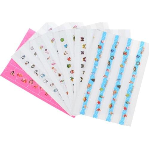 264 Pcs Cartoon Corner Stickers Colorful Cute Girl Butterfly DIY Photo Album Accessories Props Photos Decor Corner Stickers