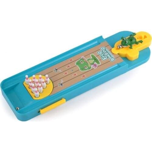 Mini Desktop Frog Bowling Game Parent-child Interaction Educational Toy for Children