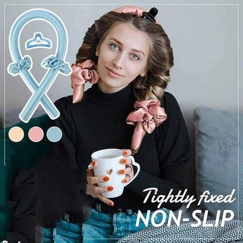 Heatless Curling Rod Headband Lazy Curler Silk Ribbon Set Soft Wave Formers Hair Curlers Women Hair Beauty Styling Tools