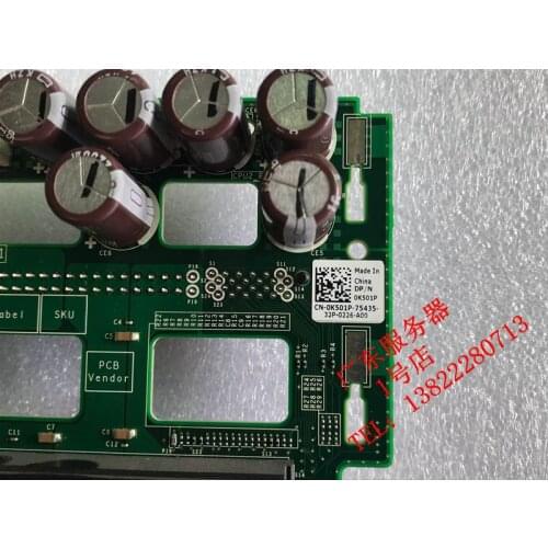 For DELL R520 power backplane power distribution board kit fan board power backplane G6GGH K501P