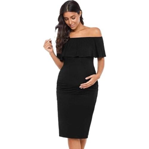 Maternity Dresses for Photo Shoot Chiffon Pregnancy Dress Photography Prop Maxi Gown Dresses for Pregnant Women Clothes