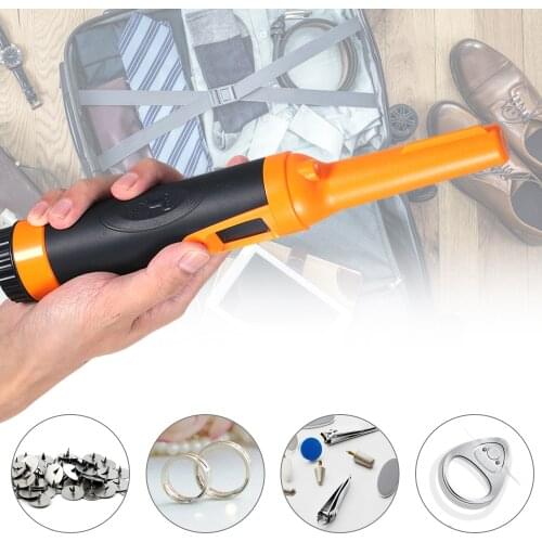 Hand-held Metal Detector Waterproof Highly Sensitive Underwater Treasure Hunter Buzzer Vibrate Portable Pin Pointer Belt Holster