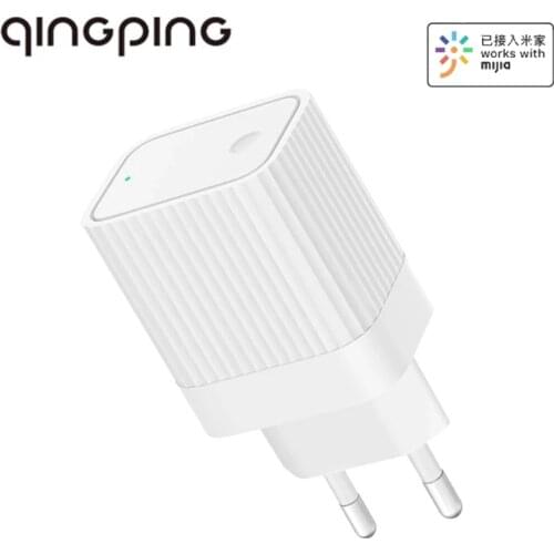 EU plug Qingping Bluetooth WiFi Gateway Work For Mihome App Bluetooth Sub-Device Smart Linkage Home Device Equipment Smart Home