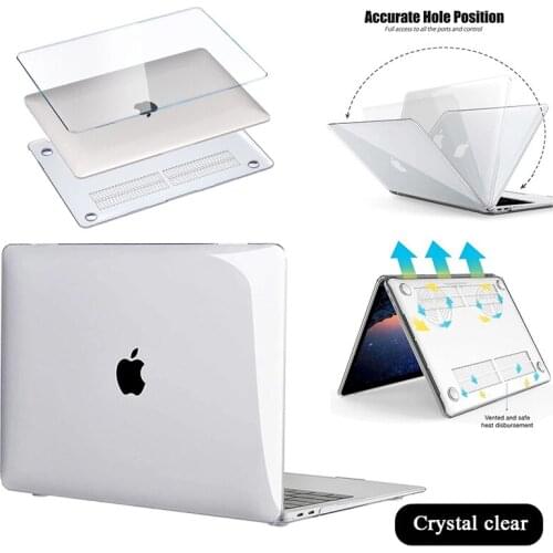 Slim Crystal Clear Case For Macbook Air Pro Retina 11 13 15 Touch Bar A2289 A2159 A2337 A2338 M1 Laptop Case Cover For Air 13