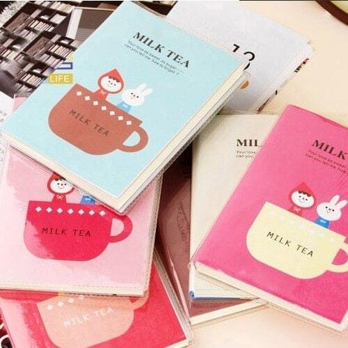 1pcs BZNVN Lovely South Korea stationery milk tea time glue sets of this cartoon note notebook can be necessary LOGO