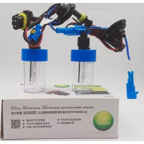 Car Flashing 2Pcs 55W Xenon bulb kit H1 H3 H4 H7 H11 9005 9006 9012 D2H HID Xenon Lamp Car HeadLight 3000k 4300k 6000k 8000k