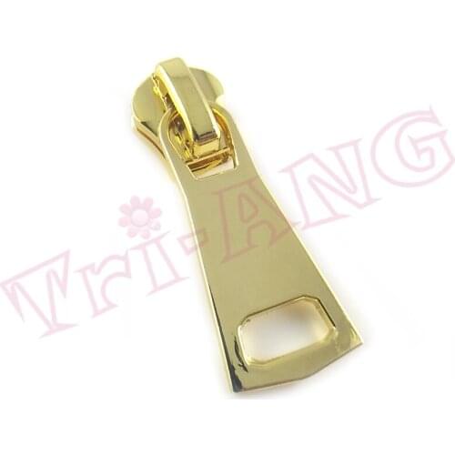 20pcs/lot, 10# Gold Color Large Metal Zipper Sliders for Garment/Handbag Accessories