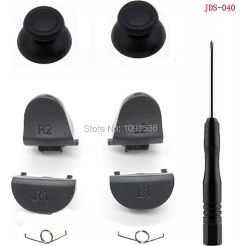 9 in 1 Analog Thumb Sticks For Playstation PS4 Controller L1 R1 L2 R2 Trigger Buttons For Dualshock 4 Replacement Part