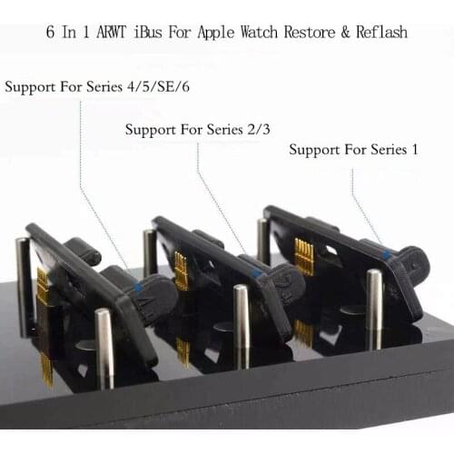 6 In 1 ARWT iBus For Apple Watch Series 1 2 3 4 5 SE 6 Restore Reflash Tool Machine
