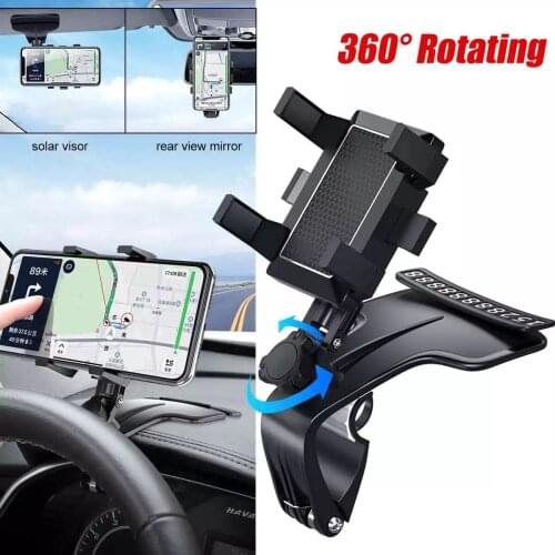 Car Holder 360° Degree One Hand Operation Control Mount Bracket For Mobile Phone For iPhone Samsung GPS