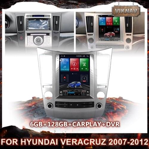IPS Android 10.0 6+128G Car GPS Navigation For Hyundai Veracruz 2007-2012 Radio Auto Stereo Multimedia Video Player Head Unit