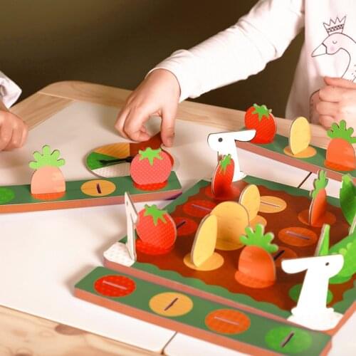 Childrens Puzzlegames Don't Touchmytomatoes To Improve Babys Picky Eating of Parents-children Interaction Exquisitepuzzle Toys