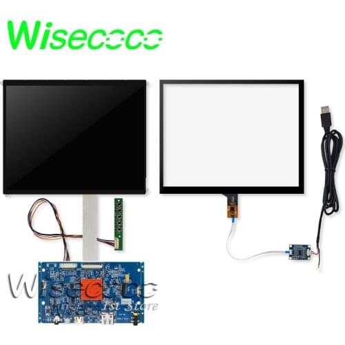 Wisecoco 9.7 inch 2048x1536 LP097QX1 SPA1 SPC1 LCD Display panel for iPad 3 4 51 pin with touch screen Controller Board