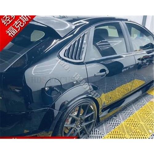 For Ford Hatchback Classic Focus 2005-2015 Triangular blinds decorative stickers behind car windows Car Styling