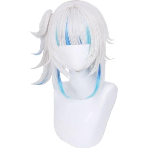 Hololive English Cosplay Gawr Gura Wig Cute Wig Hololive English Cosplay Hair Gawr Gura Wig