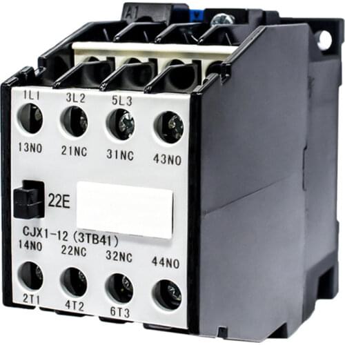 AC Contactor CJX1-12/22 3TB41 Rail Mount Electric control silver contact 380v 220v 110v 36v 24v