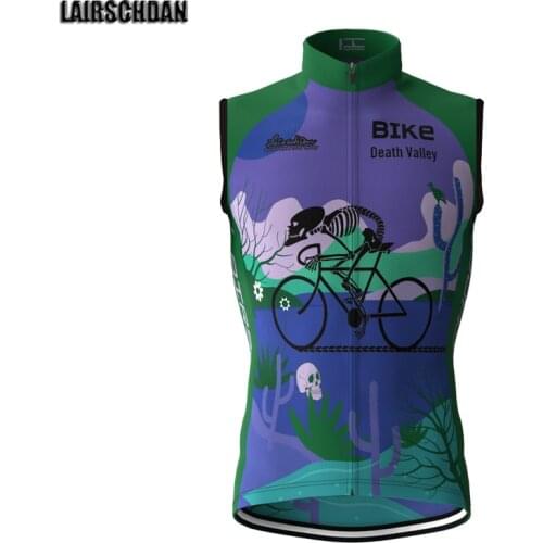 Sleeveless Cycling Jersey Men 2021 LairschDan Summer Bicycle Vest Clothing Bike Death Valley Jacket Quick Dry Maillot Ciclismo