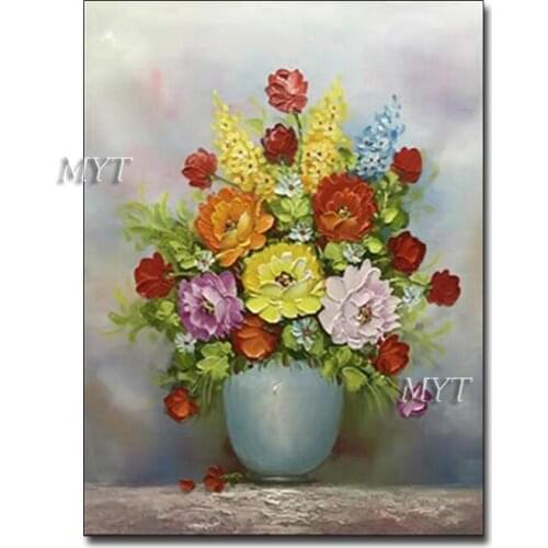 Real Picture Show Hand Painted Modern Abstract Palette Knife Oil Painting On Canvas Wall Art For Living Room Home Decoration