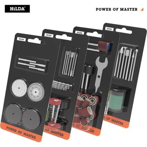 HILDA Dremel Accessories for Dremel Rotary Tool Accessory Set Fits for Carving Grinding Polishing Woodworking Cutting
