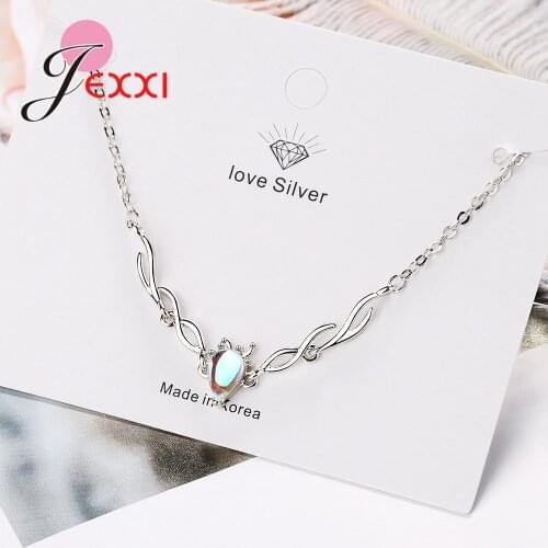 New Arrivals Korean Hot Fashion Bracelets for Women Girls Gifts 925 Sterling Silver Moonstone Waterdrop Jewelry Wristband