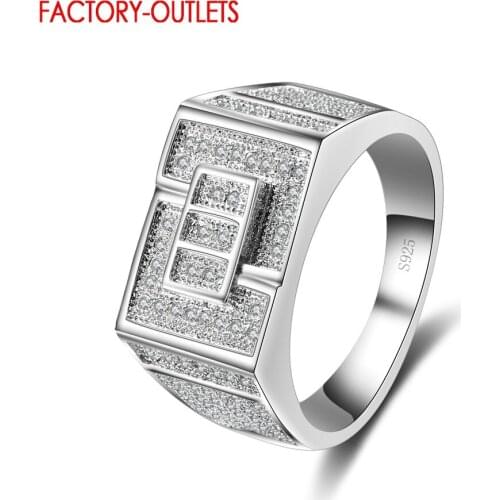 New Fashion Desine Wide Band For Women/Men High Quality Wedding Jewelry Rings 925 Full Micro Zirconia