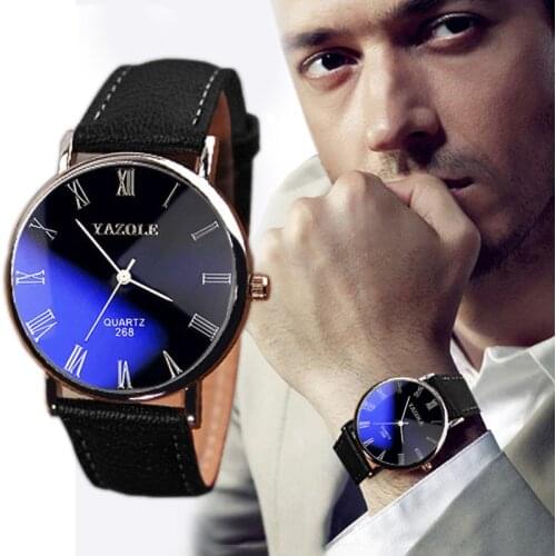 OTOKY Watches Casual Fashion Watches Faux Leather men watch mesh Analog Mens watches Quartz Wrist Business watches mens 2020