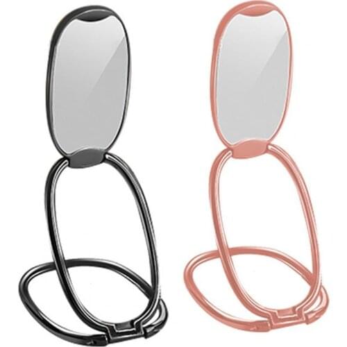 Phone Stand Holder Comfortable to Use Foldable Oval Shape Mobile Phone Metal Finger Ring Holder for Daily Life