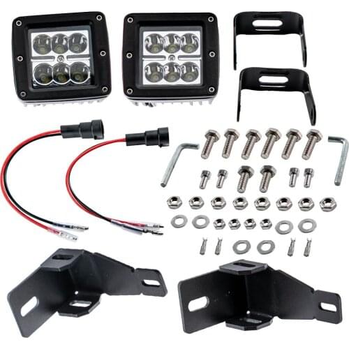 Fog LED Light Bumper Kits+Plug&Play Wire For Ford F250/350/450 24W 6000K
