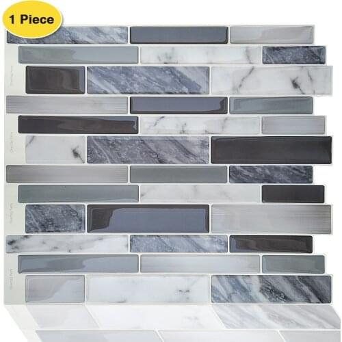 Erzee Self Adhesive Peel and Stick Tile Backsplash Premium Anti Mold Kitchen Backs