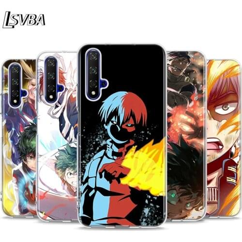 Anime My Hero Academia Silicone Cover For Honor 20 20S 20E 8 8A Prime 8X MAX 8C 8S 7A 7C 7S Pro Phone Case