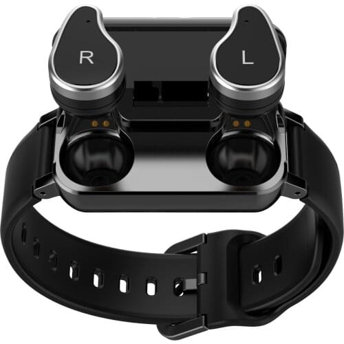 T89 Multi-functional TWS Wireless Headphones Bluetooth Earphone Smart Watch Touch Control Headset Sport Fitness Bracelet Earbuds