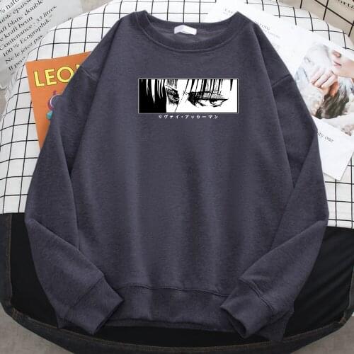 Attack On Titan Hoodie Cartoons Anime Clothing Men Autumn Loose Streetwear O-Neck Casual Sweatshirt Fleece Oversized Sweatshirt