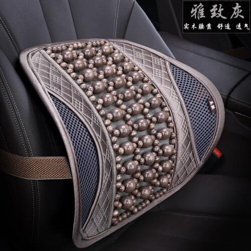 KKYSYELVA asiento de coche admite soporte Lumbar de malla para oficina silla en casa soporte para dolor de espalda cojín accesor