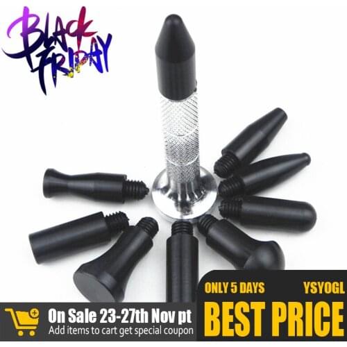 Universal Paintless Car Dent Repair Hail Removal Tool Kit Tap Down Pen with 9 Heads Tools Automobile Repair Tools