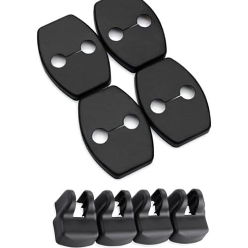 Auto door checks cover and door lock protecting cover,water proof protector For Toyota Land Cruiser Prado 120 2003-2009 8pcs/set