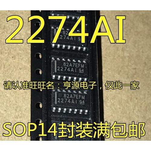 10PCS TLC2274AIDR TLC2274AID 2274AI SOP14