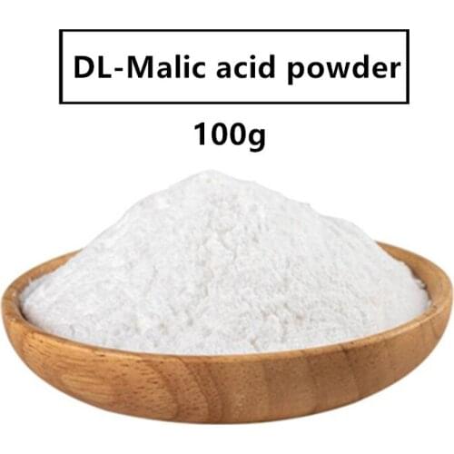 100 gram 99% Malic Acid, L-Malic Acid, Dl-Malic acid powder with low price Food Additive pharmaceutical grade