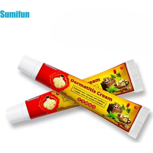 Sumifun 2Pcs New Eczema Dermatitis Cream Anti Itchy Psoriasis Ointment Treatment Anti-itching Herbal Medical Plaster D3518