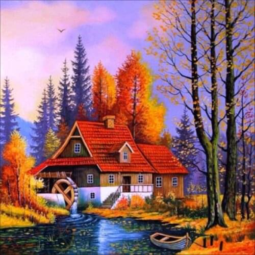 5D DIY Diamond Painting Landscape Horse Cross Stitch Full Diamond Mosaic Rhinestone Painting Diamond Embroidery Home Painting