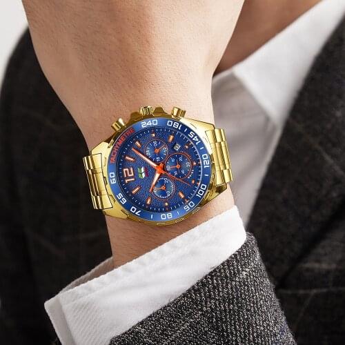 Swish Top Brand Luxury Fashion Golden Men Watch Waterproof Date Clocks Sport Watches Mens Quartz Wristwatch Relogio Masculino