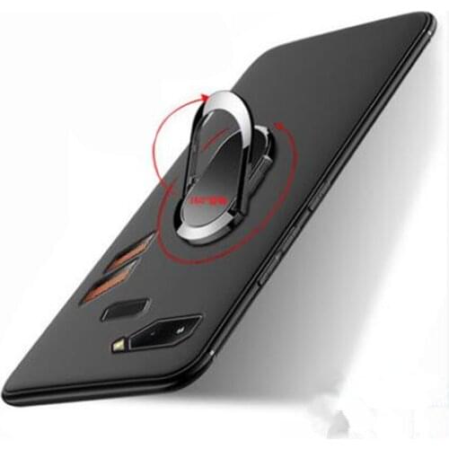 Asus ROG Phone ZS600KL Case Finger Ring Holder Soft Matte Silicone Back Cover ASUS ROG Phone ZS600KL Z01QD Case Skin Housing