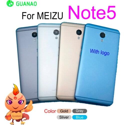 For MEI ZU Note 5 Battery Cover Rear Door Back Housing Case Replacement For Snapdragon mei zu Note5 Battery Cover