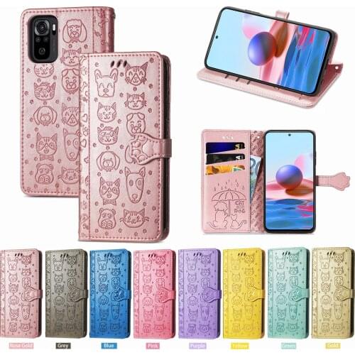 Premium PU Leather Wallet Flip Case Cover for Xiaomi Redmi Note 10 4G K40 Pro Plus POCO X3 Pro F3