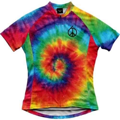 Colorful Cycling Jersey Funny Short Sleeve Bike Wear Clothing Mtb Jersey Men Triathlon Maillot Ciclismo Hombre Summer