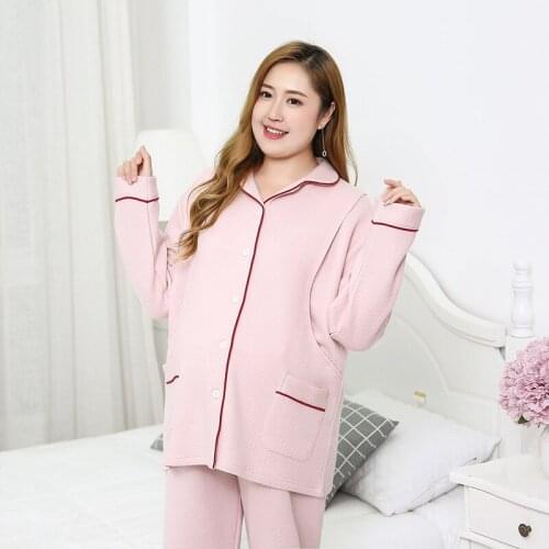 Add fertilizer to increase size autumn and winter models thickened air layer breastfeeding suit 150-300 kg 3XL-6XL code