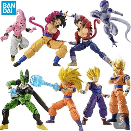 BANDAI Dragon Ball Z Goku Gohan Jiren Vegeta Piccolo Action Figures PVC Toys Model Super Saiyan Anime Figura Collect Doll