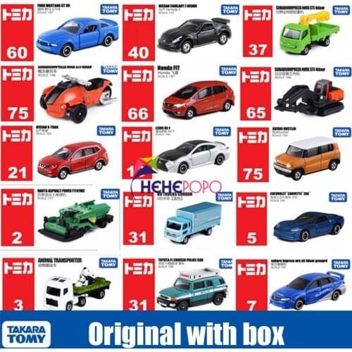 Kid Toys Minicar Collectibles Takara Tomy Cars Tomica Brand Cars Simulation Diecast Alloy Vehicle Bus Taxi Truck Boys Gift