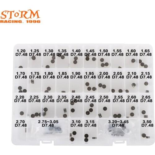 Motorcycle 141 Pcs Engine Part 7.48mm Valve Shims Kit For Honda CB 600F 900F CBR 1000RR 1100XX 600F2 F3 F4 F4I 600RR 900 929 954