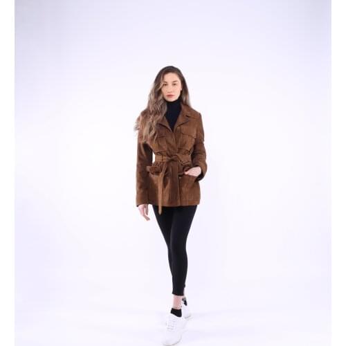 Suet Cargo Leather Jacket